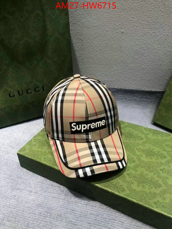 Cap (Hat)-Supreme,how to buy replcia , ID: HW6715,$: 27USD