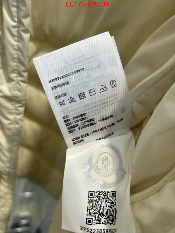 Down jacket Men-Moncler,the quality replica , ID: CW739,$: 175USD