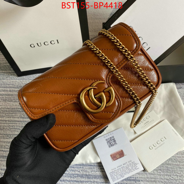 Gucci Bags(TOP)-Marmont,buy top high quality replica ,ID: BP4418,$: 155USD