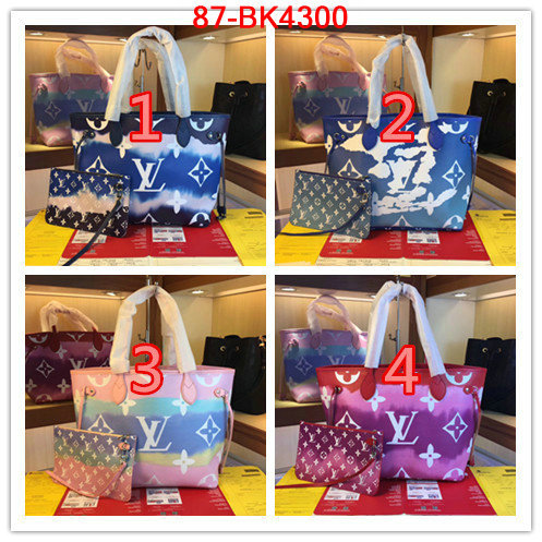 LV Bags(4A)-Neverfull-,shop now ,ID: BK4300,$: 87USD