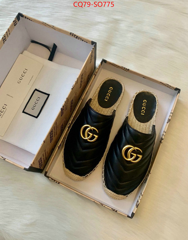 Women Shoes-Gucci,top fake designer , ID: SO775,$: 79USD