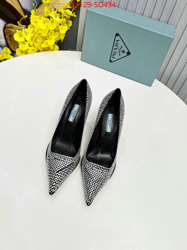 Women Shoes-Prada,outlet sale store , ID: SO434,$: 129USD