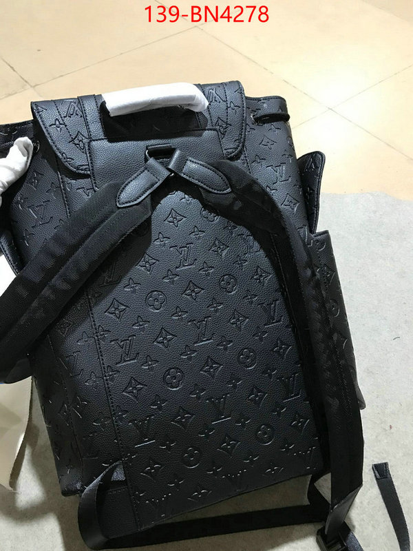 LV Bags(4A)-Backpack-,shop cheap high quality 1:1 replica ,ID: BN4278,$: 139USD