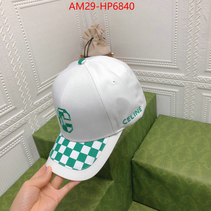 Cap (Hat)-Celine,mirror copy luxury , ID: HP6840,$: 29USD