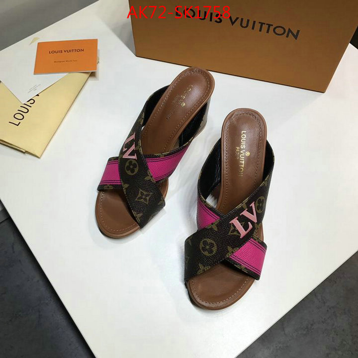 Women Shoes-LV,high quality perfect , ID: SK1758,$:72USD