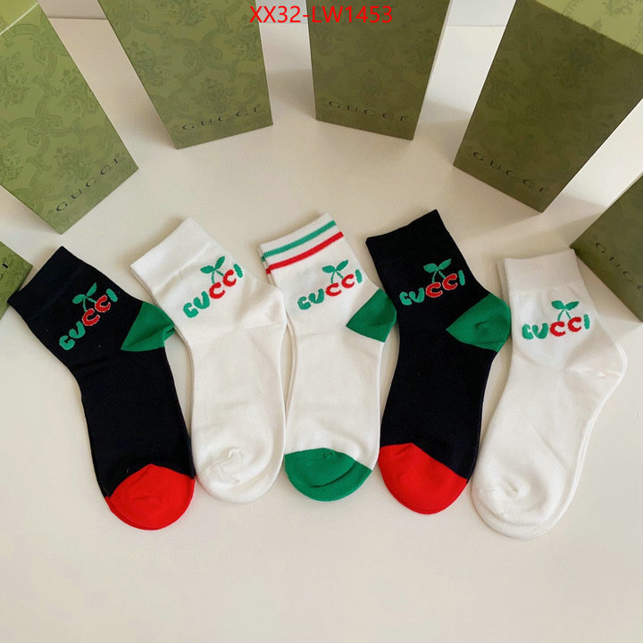 Sock-Gucci,replica 1:1 , ID: LW1453,$: 32USD