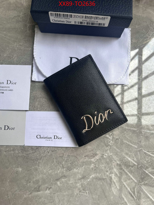 Dior Bags(TOP)-Wallet-,ID: TO2636,$: 89USD