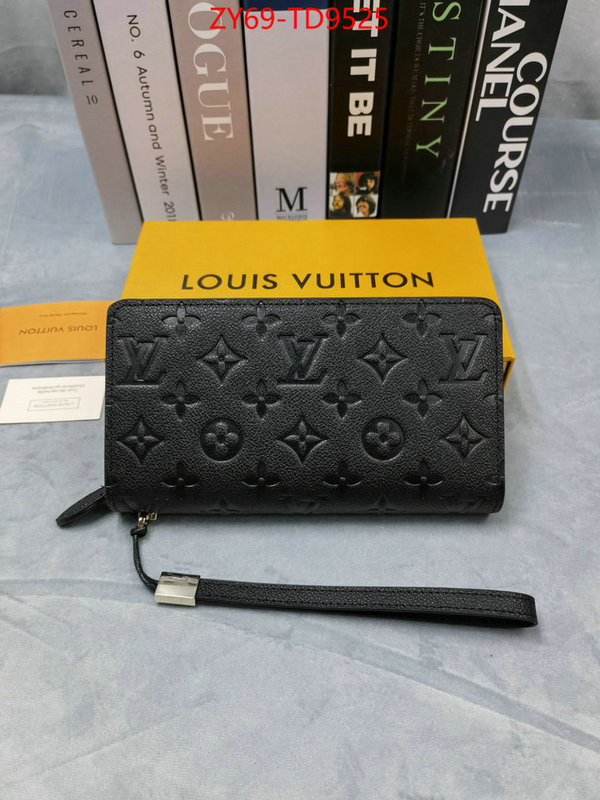 LV Bags(4A)-Wallet,can you buy knockoff ,ID: TD9525,$: 69USD