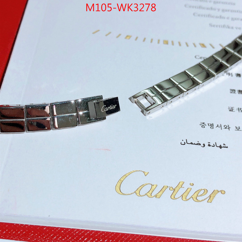 Watch(4A)-Cartier,highest quality replica , ID: WK3278,$:105USD