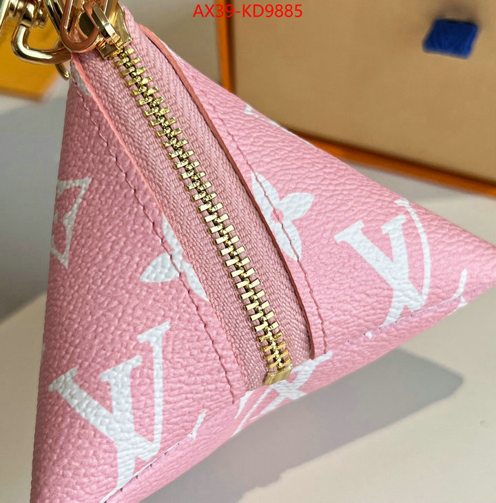 Key pendant-LV,luxury fake ,ID: KD9885,$: 39USD