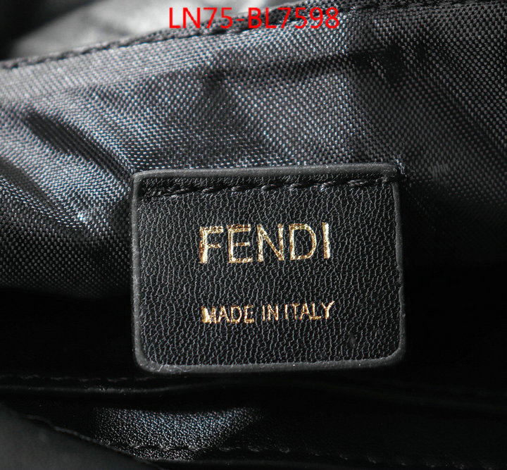 Fendi Bags(4A)-Baguette-,designer fake ,ID: BL7598,$: 75USD
