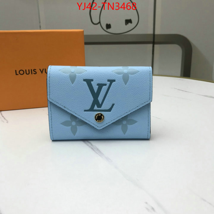 LV Bags(4A)-Wallet,ID: TN3468,$: 42USD