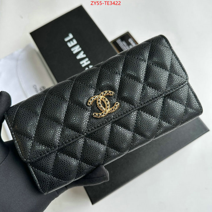 Chanel Bags(4A)-Wallet-,ID: TE3422,$: 55USD