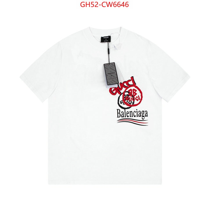 Clothing-Gucci,designer high replica , ID: CW6646,$: 52USD