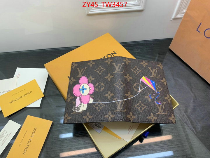 LV Bags(4A)-Wallet,high quality replica ,ID: TW3457,$: 45USD