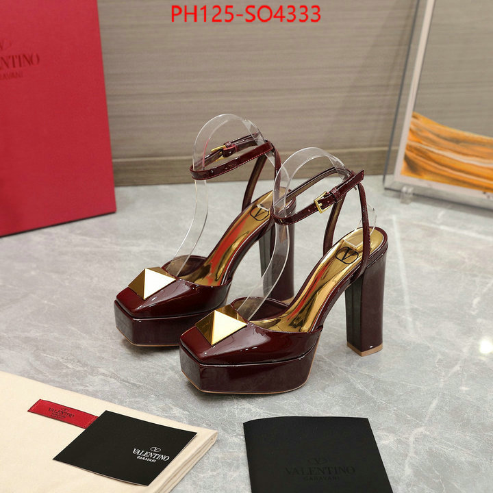 Women Shoes-Valentino,what's the best to buy replica , ID: SO4333,$: 125USD