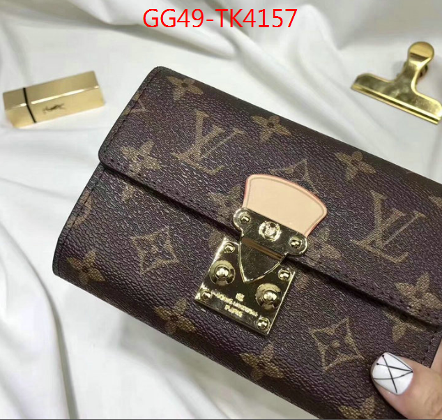 LV Bags(4A)-Wallet,ID: TK4157,$:49USD