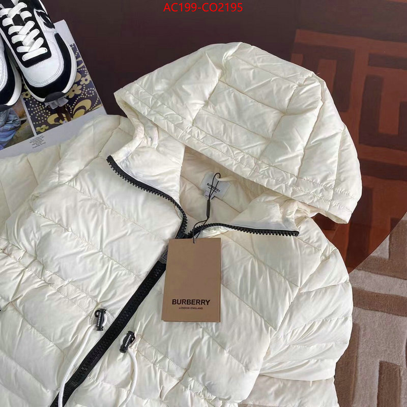 Down jacket Women-Burberry,replica online , ID: CO2195,$: 199USD