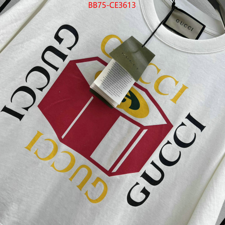 Clothing-Gucci,replica wholesale , ID: CE3613,$: 75USD