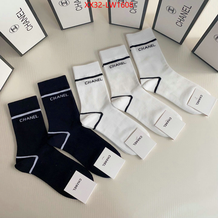 Sock-Chanel,website to buy replica , ID: LW1608,$: 32USD