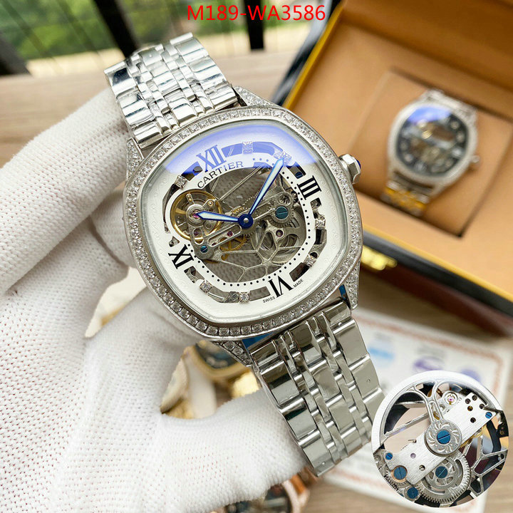 Watch(4A)-Cartier,aaaaa quality replica ,ID: WA3586,$: 189USD