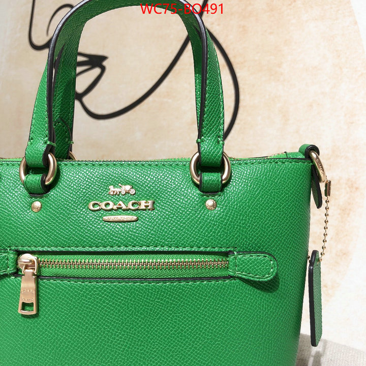 Coach Bags(4A)-Tote-,where to buy fakes ,ID: BO491,$: 75USD