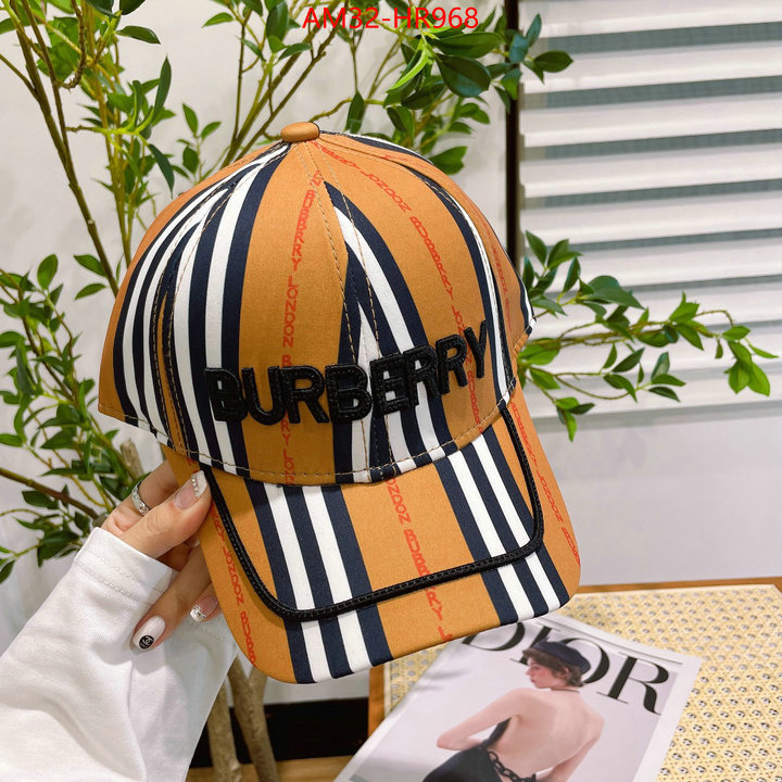 Cap (Hat)-Burberry,where can you buy replica , ID: HR968,$: 32USD