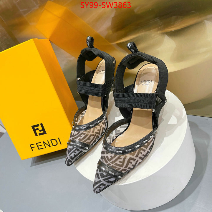 Women Shoes-Fendi,fashion replica , ID: SW3863,$: 99USD