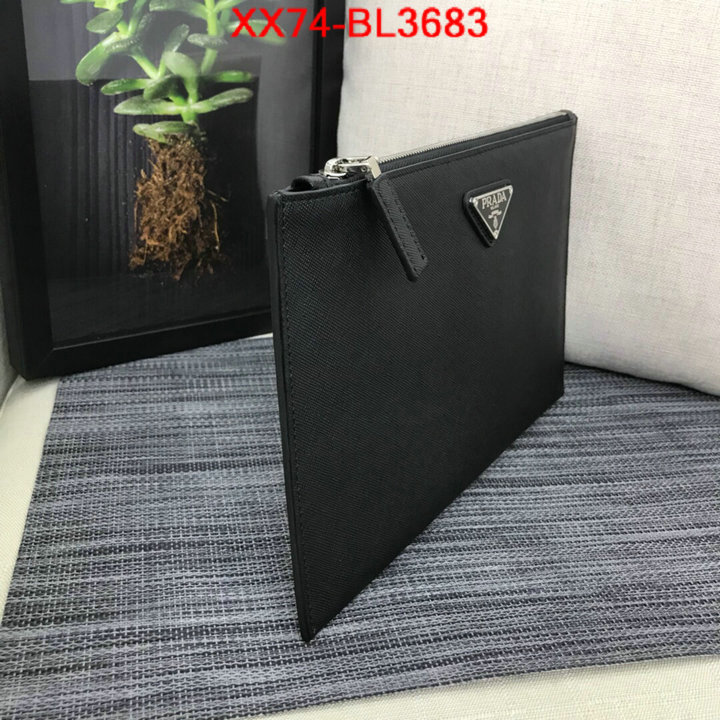 Prada Bags(TOP)-Clutch-,ID: BL3683,$: 74USD