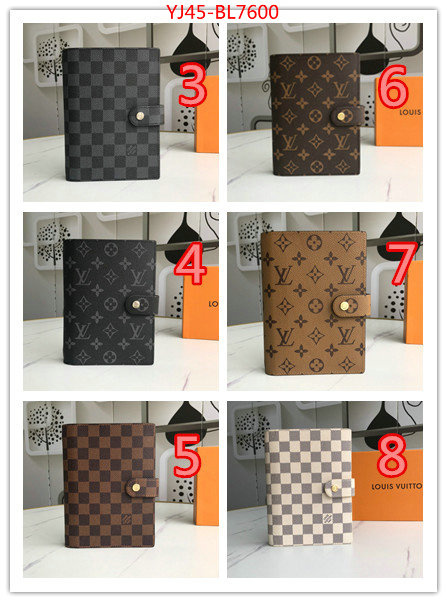 LV Bags(4A)-Wallet,what best designer replicas ,ID: BL7600,$: 45USD