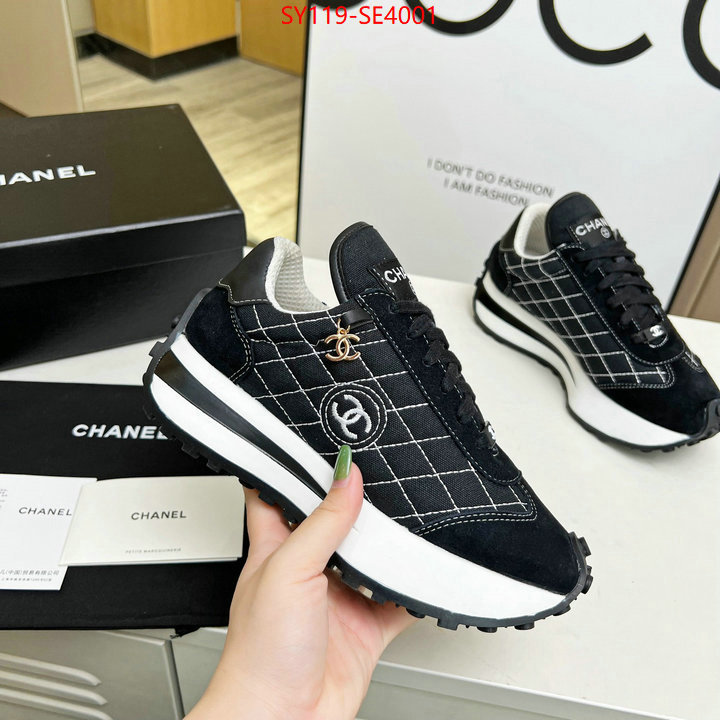 Women Shoes-Chanel,replica shop , ID: SE4001,$: 119USD