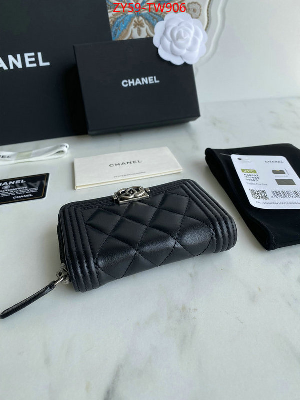 Chanel Bags(TOP)-Wallet-,ID: TW906,$: 59USD