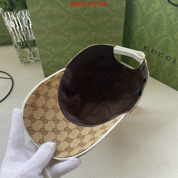 Cap (Hat)-Gucci,high quality 1:1 replica , ID: HV128,$: 32USD