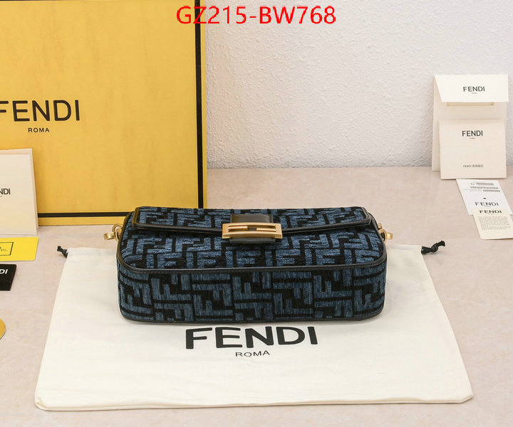 Fendi Bags(TOP)-Baguette,replica 1:1 high quality ,ID: BW768,$: 215USD
