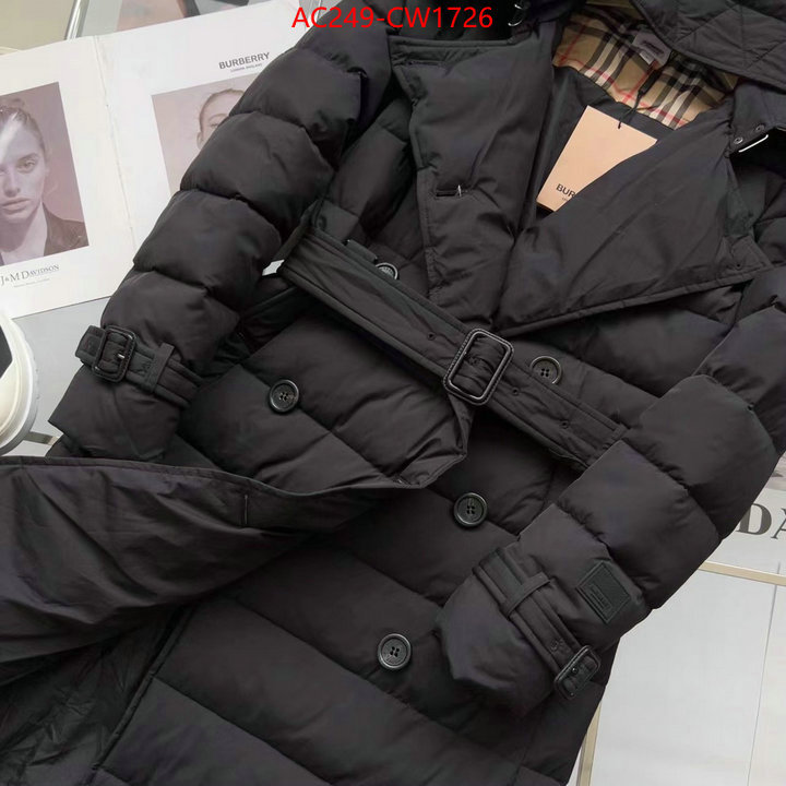 Down jacket Women-Burberry,mirror copy luxury , ID: CW1726,$: 249USD