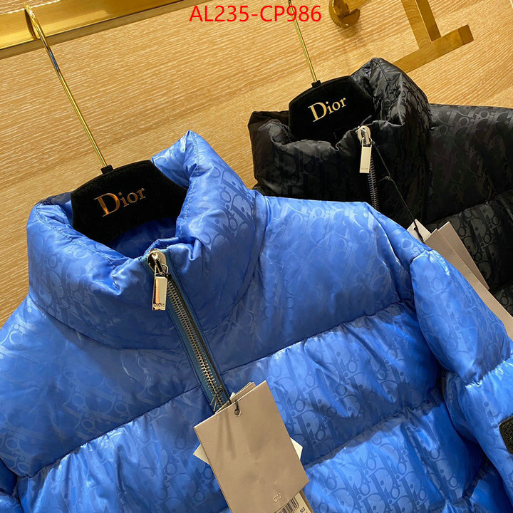 Down jacket Women-Dior,2023 aaaaa replica 1st copy , ID: CP986,$: 235USD