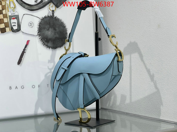 Dior Bags(4A)-Saddle-,ID: BW6387,$: 105USD