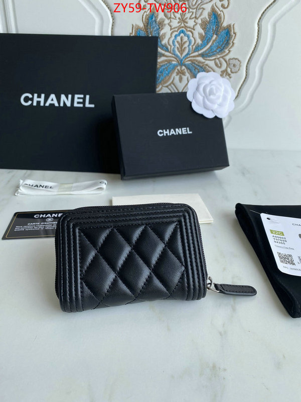 Chanel Bags(TOP)-Wallet-,ID: TW906,$: 59USD