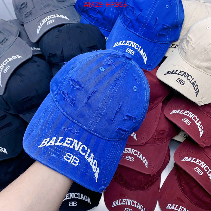Cap (Hat)-Balenciaga,first top , ID: HR953,$: 29USD