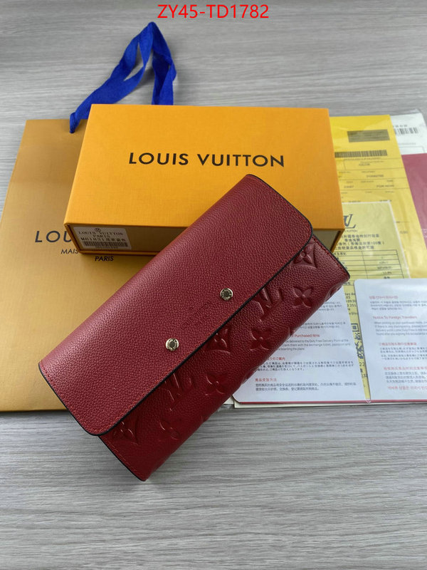 LV Bags(4A)-Wallet,ID: TD1782,$: 45USD