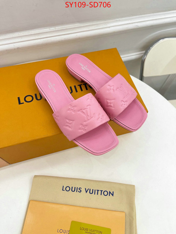 Women Shoes-LV,mirror copy luxury , ID: SD706,$: 109USD