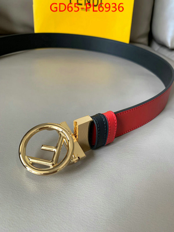 Belts-Fendi,replica 1:1 high quality , ID: PL6936,$: 65USD