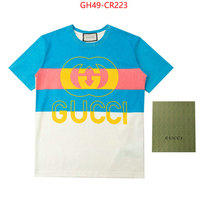 Clothing-Gucci,designer 1:1 replica , ID: CR223,$: 49USD