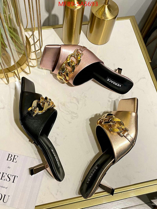 Women Shoes-Versace,2023 aaaaa replica customize , ID: SA5693,$: 89USD