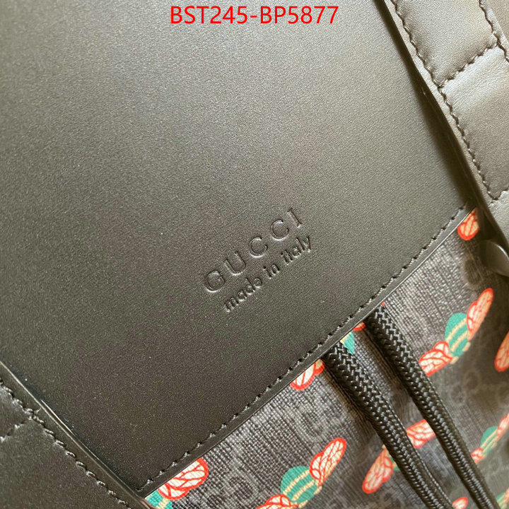 Gucci Bags(TOP)-Backpack-,is it ok to buy replica ,ID: BP5877,$: 245USD