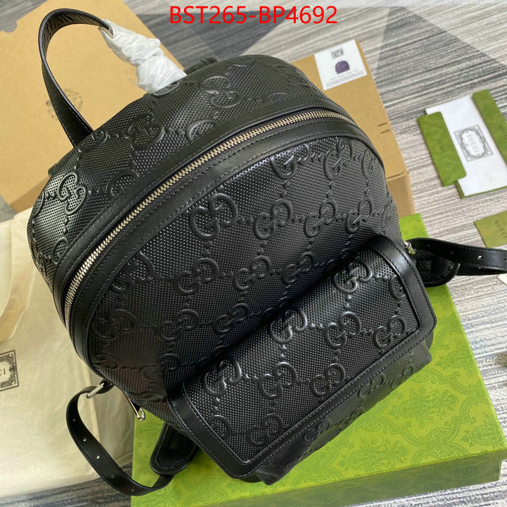 Gucci Bags(TOP)-Backpack-,best luxury replica ,ID: BP4692,$: 265USD