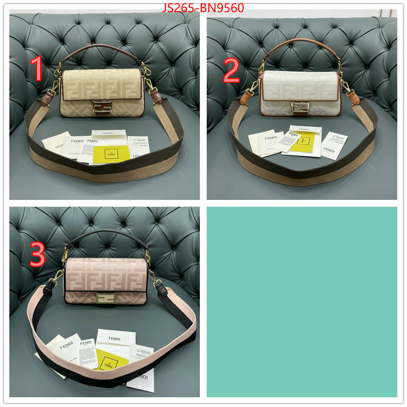 Fendi Bags(TOP)-Baguette,china sale ,ID: BN9560,$: 265USD