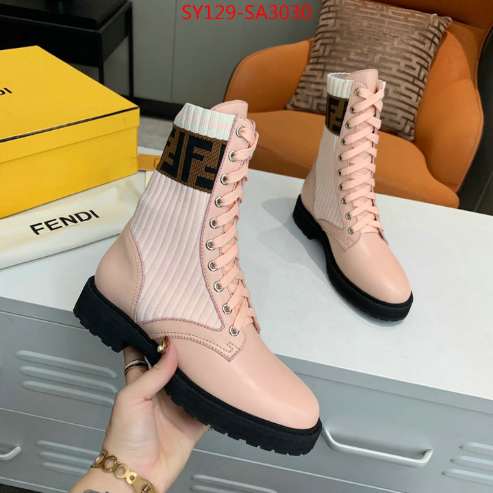 Women Shoes-Fendi,best replica quality , ID:SA3030,$: 129USD