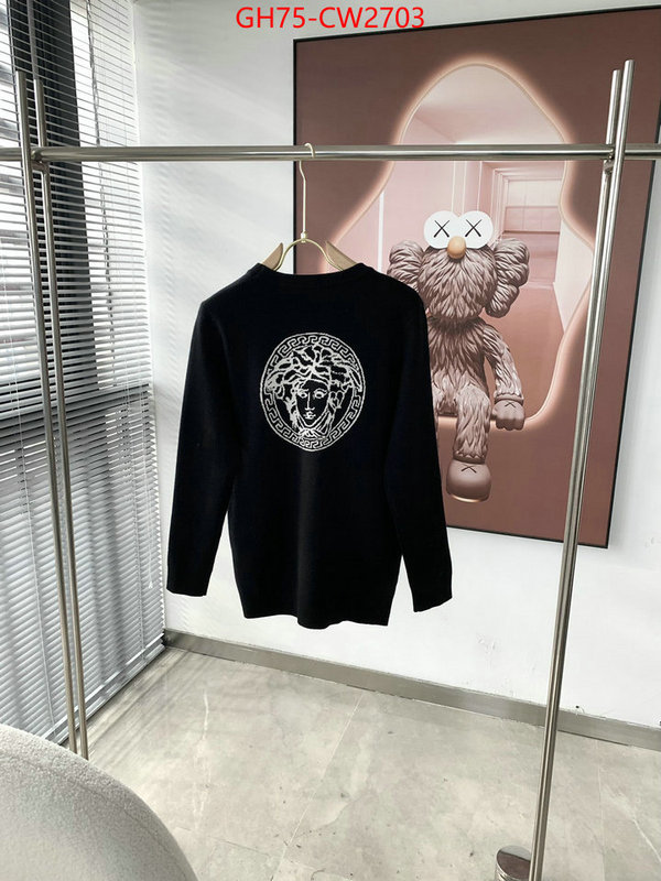 Clothing-Versace,wholesale replica shop , ID: CW2703,$: 75USD