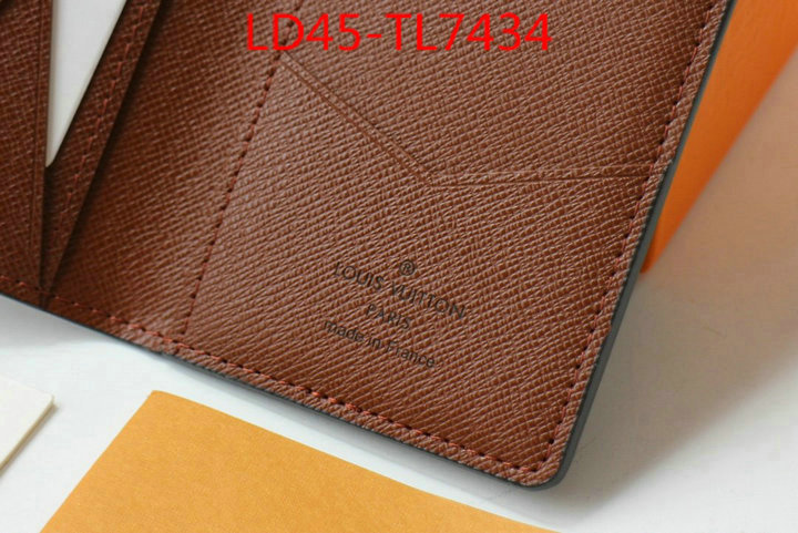 LV Bags(TOP)-Wallet,ID: TL7434,$: 45USD